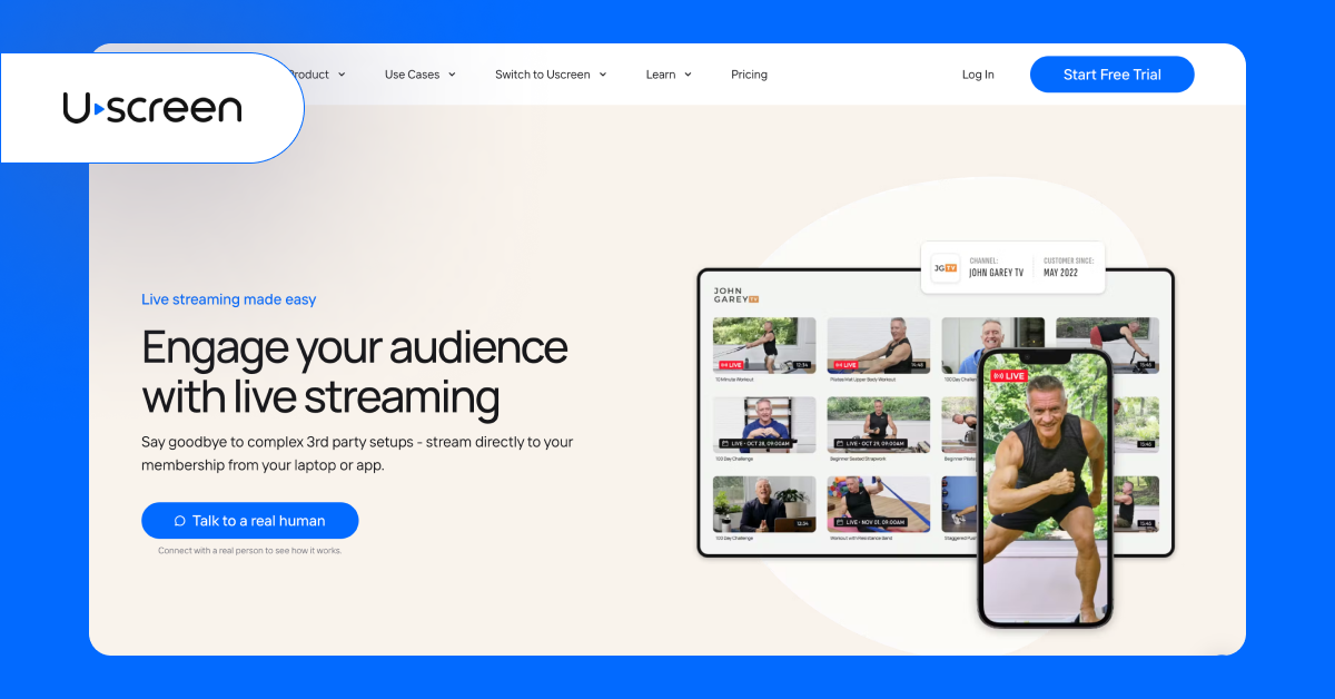 UScreen - Live Streaming Platform