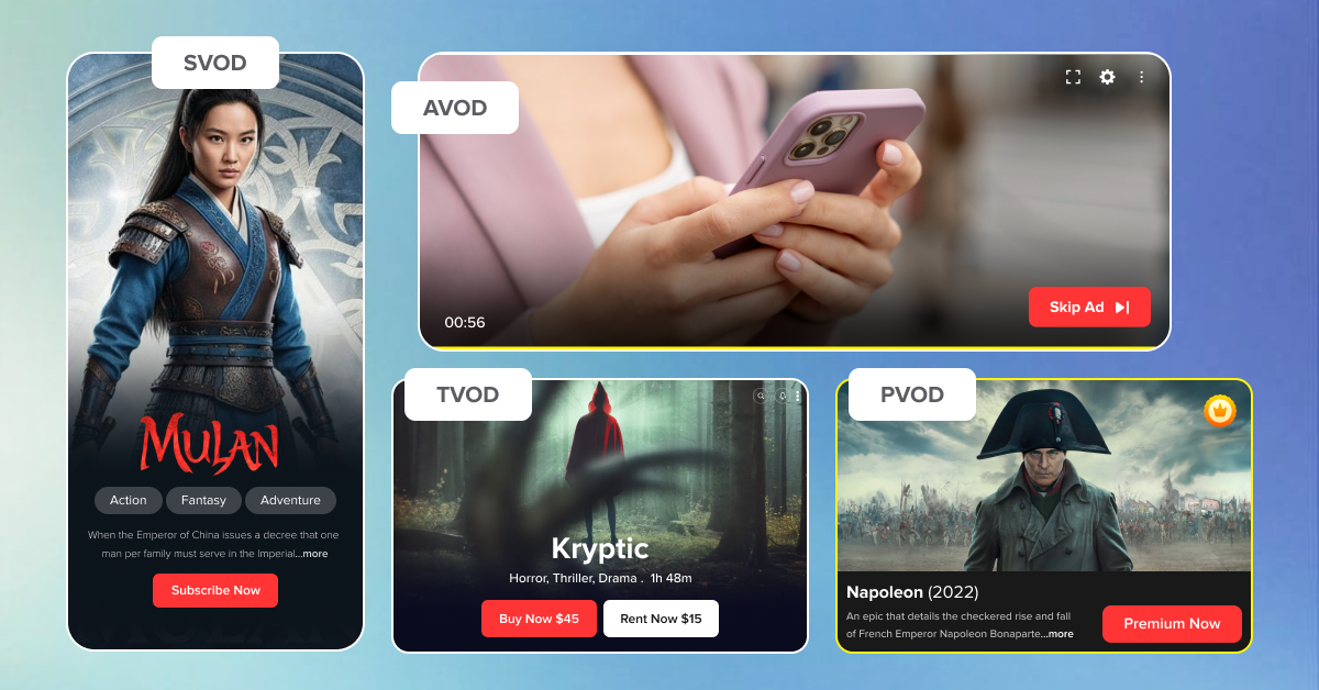 Different VOD Models