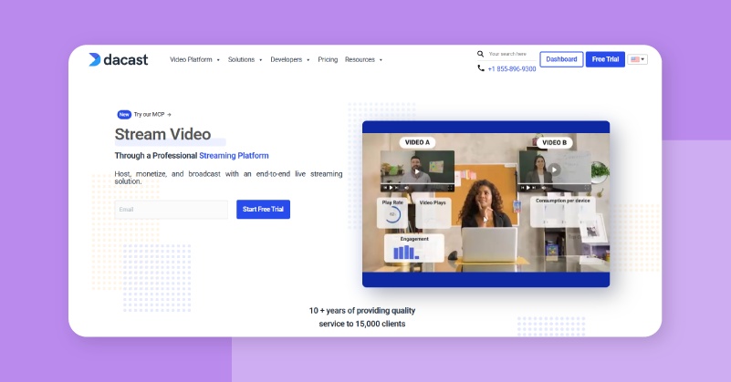 Dacast video hosting solutions